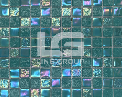 Gạch mosaic thủy tinh 25 x 25 mm